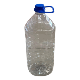1 Gallon Plastic Bottle Clear with Handle