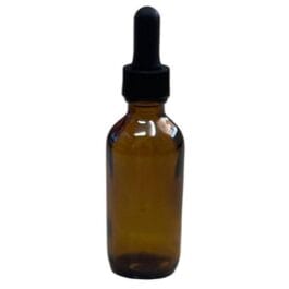 Amber Bottle with Plastic Dropper 2oz – 60ml (Glass)