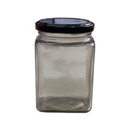 Square Glass Jar 380ml
