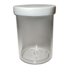 Clear Cosmetic Jar 8oz (Plastic)